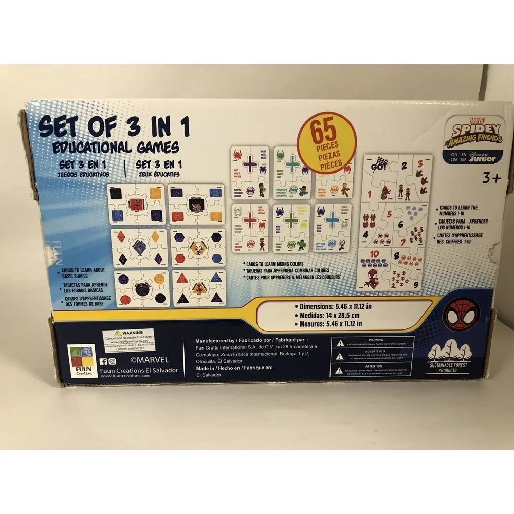 STEM Learning Toy Bundle Galaxy Goldmine Game Marvel Spider-Man Games NEW‎